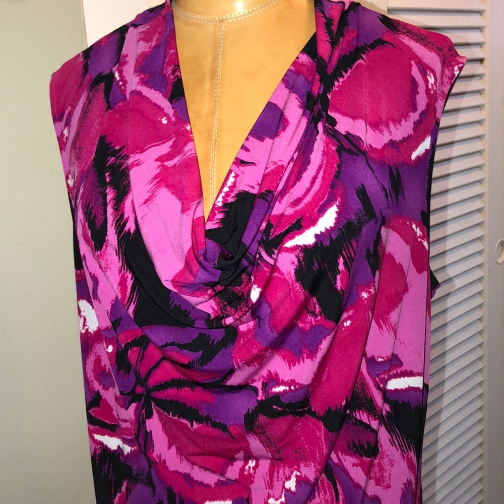 Josephine Studio Cowl Neck Tank/Shell Sz XL